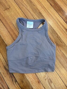 Lululemon High Neck Sports Bra PURPLE 4